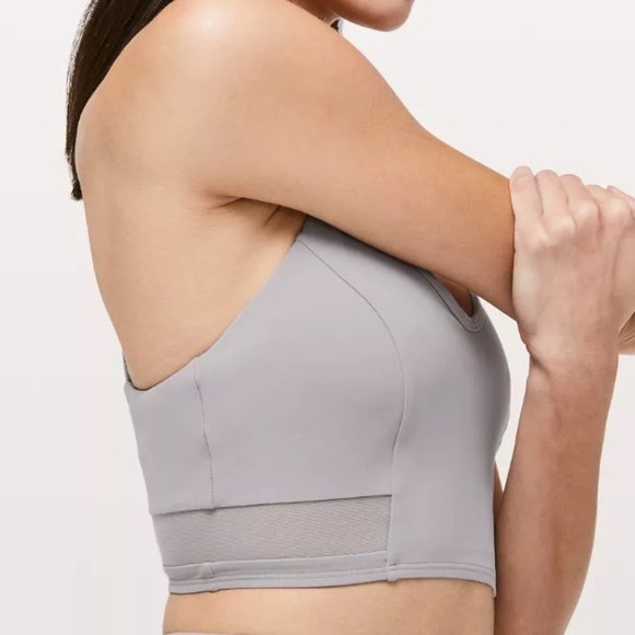NEW Lululemon Get Strappy Bra Chrome - Picture 4 of 9